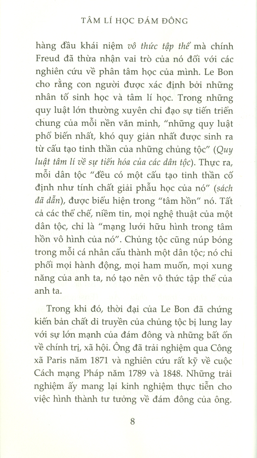 TÂM LÍ HỌC ĐÁM ĐÔNG - Cùng Tâm Lí Đám Đông Và Phân Tích Cái Tôi Của Của S. FREUD (Tái bản lần thứ mười bốn - năm 2022) - Tủ Sách Tinh Hoa