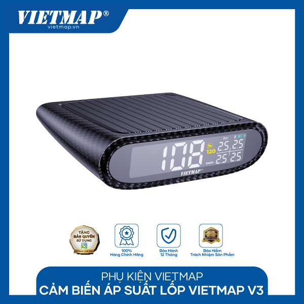 Cảm Biến Áp Suất Lốp VIETMAP V3 - Gắn trong