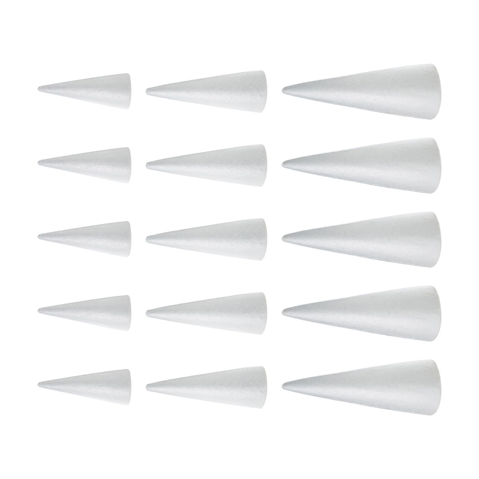 15x Foam Cones Foam Tree Cones for Classroom Activities Party Children Kids