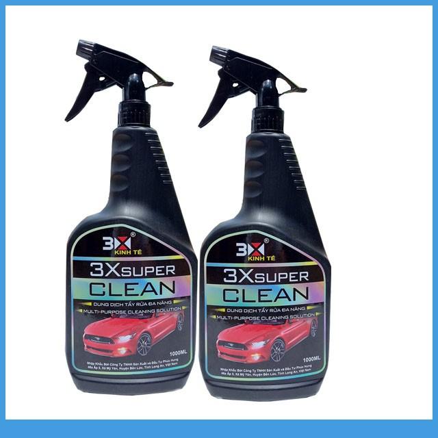 Dung Dịch Tẩy Rửa Ô Tô Xe Máy Đa Năng Ocean + 3x Super clean ,tẩy nhanh các vết dầu nhớt, vết rỉ sét