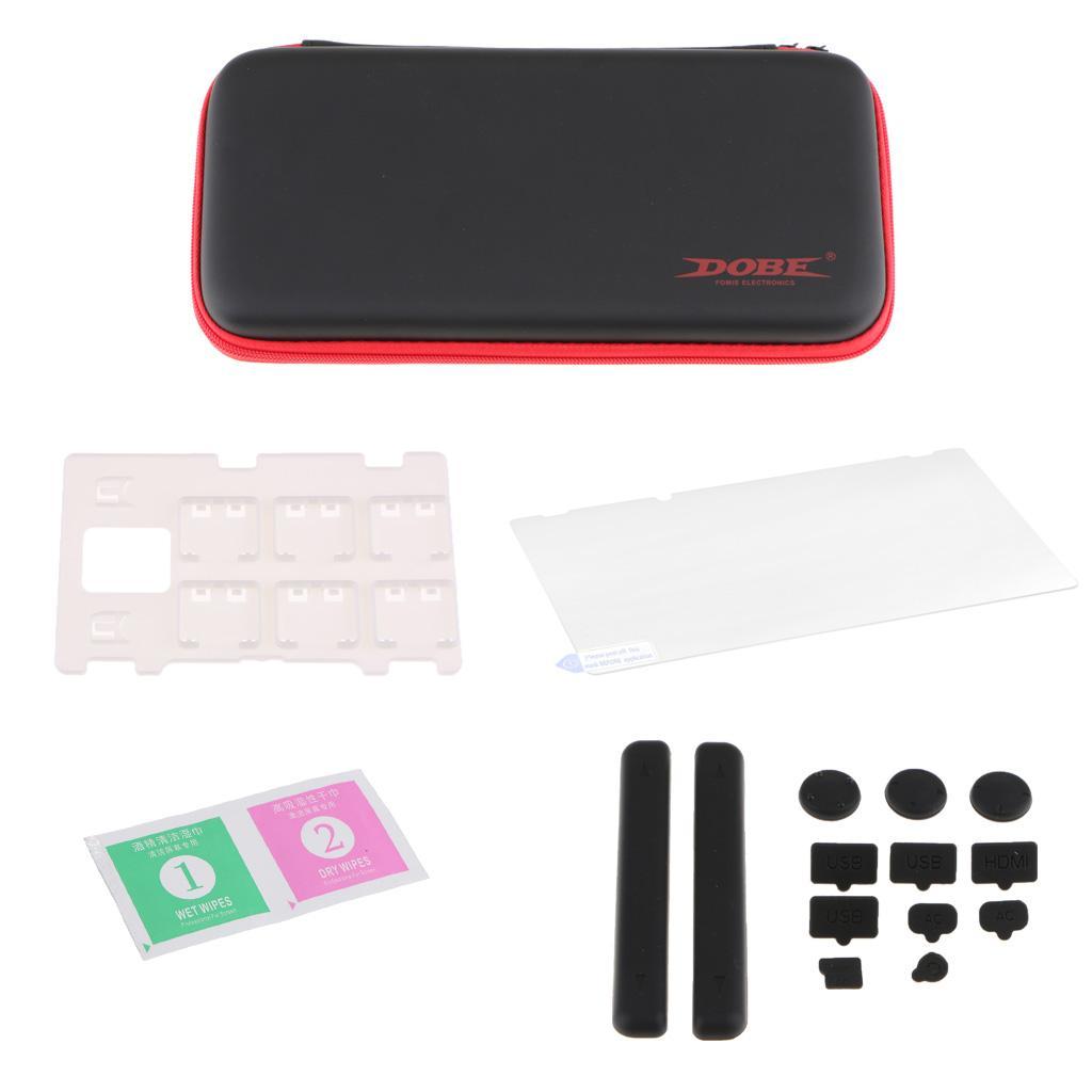 4 In 1 Protective Kit Storage Box for Nintendo Switch Hard Travel Games Case Carrying Bag