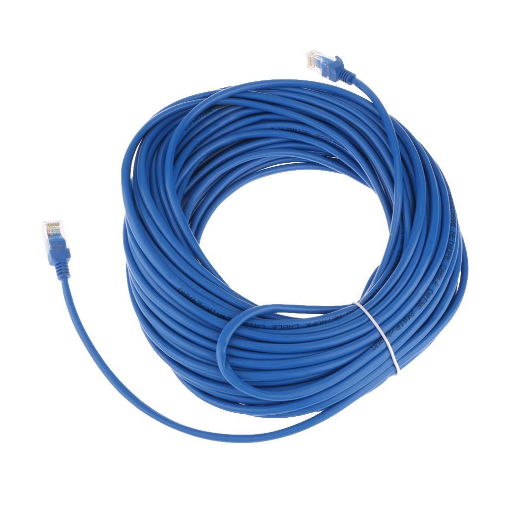 20M+30M CAT5e Ethernet LAN Network Patch Cable For Internet Router