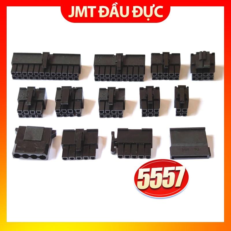 Vỏ nhựa đầu nguồn 4/6/8/10/18/24 Pin cao cấp JMT 5557