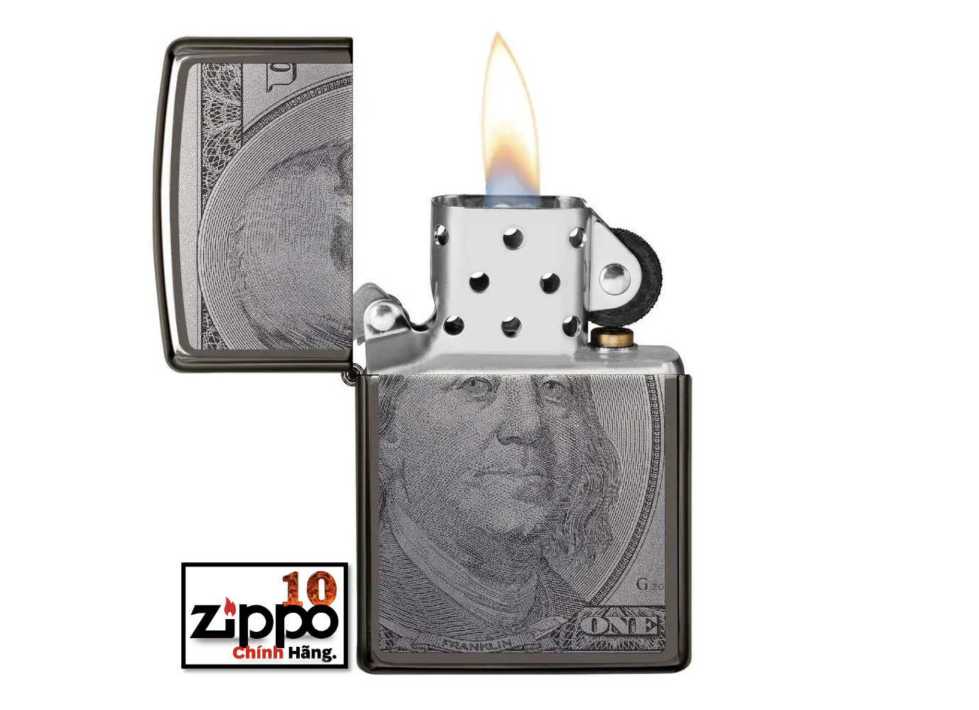 Bật lửa ZIPPO 49025 Currency Design - Chính hãng 100%