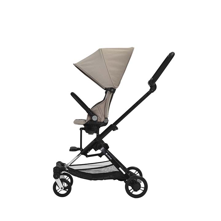 Unilove Xe đẩy siêu nhẹ 3 trong 1 On-the-Go dễ dàng gấp gọn, có mái vòm chống tia UV và ghế ngồi xoay 360 độ