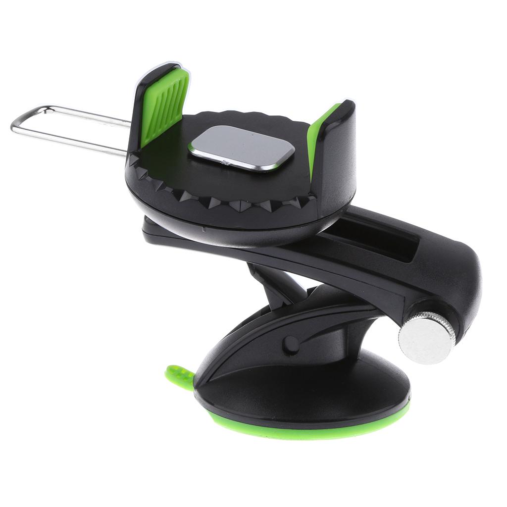 Universal Car Mount Adjustable Holder Cradle for Cell Phone New green