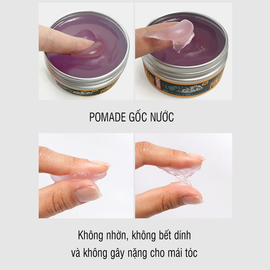 Sáp vuốt tóc nam tạo bóng DASHU Classic Incredible Shine 100g pomade tạo kiểu tóc nam giới vào nếp mạnh mẽ, giữ form lâu JN-PM02