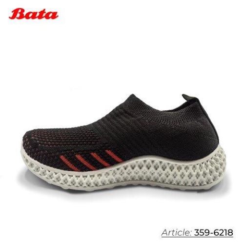 Giày sneaker trẻ em Thương hiệu Bata màu đen 359-6218