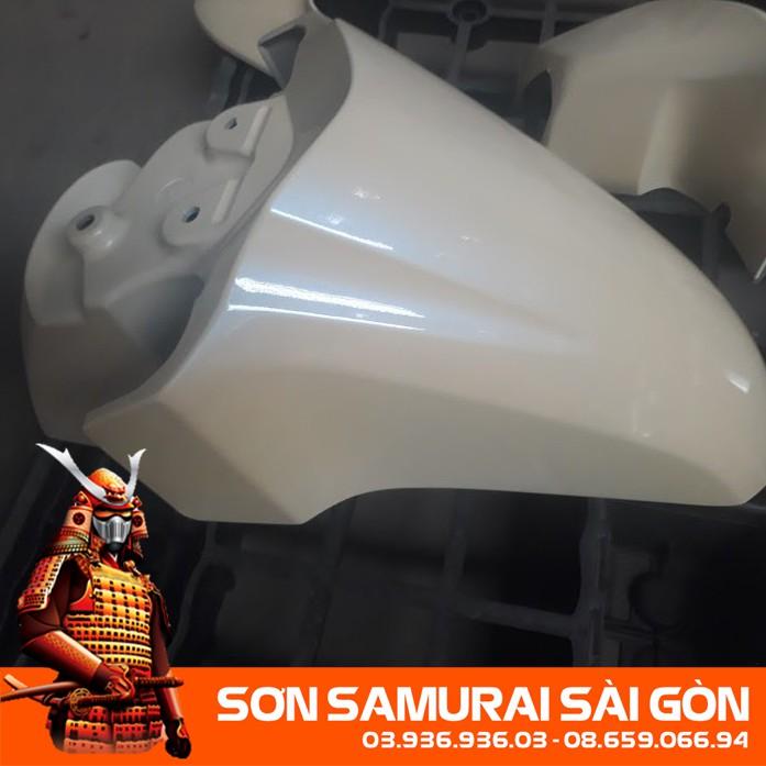 Sơn SAMURAI KUROBUSHI H199** MÀU TRẮNG KEM chính hãng - Sơn phun xe máy SAMURAI SÀI GÒN