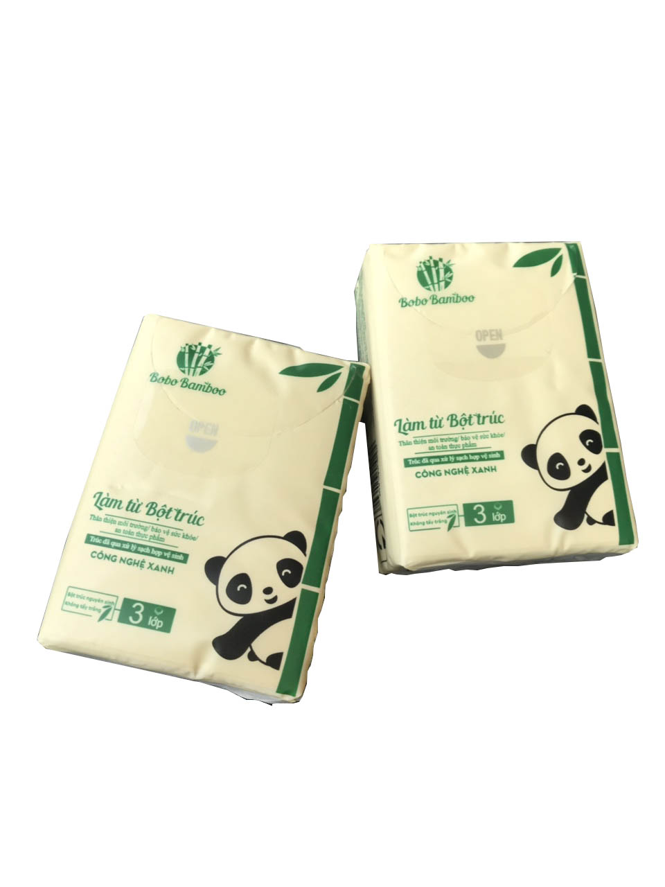 5 Bịch Khăn Giấy bỏ túi Bobo Bamboo (10 gói nhỏ/bịch )