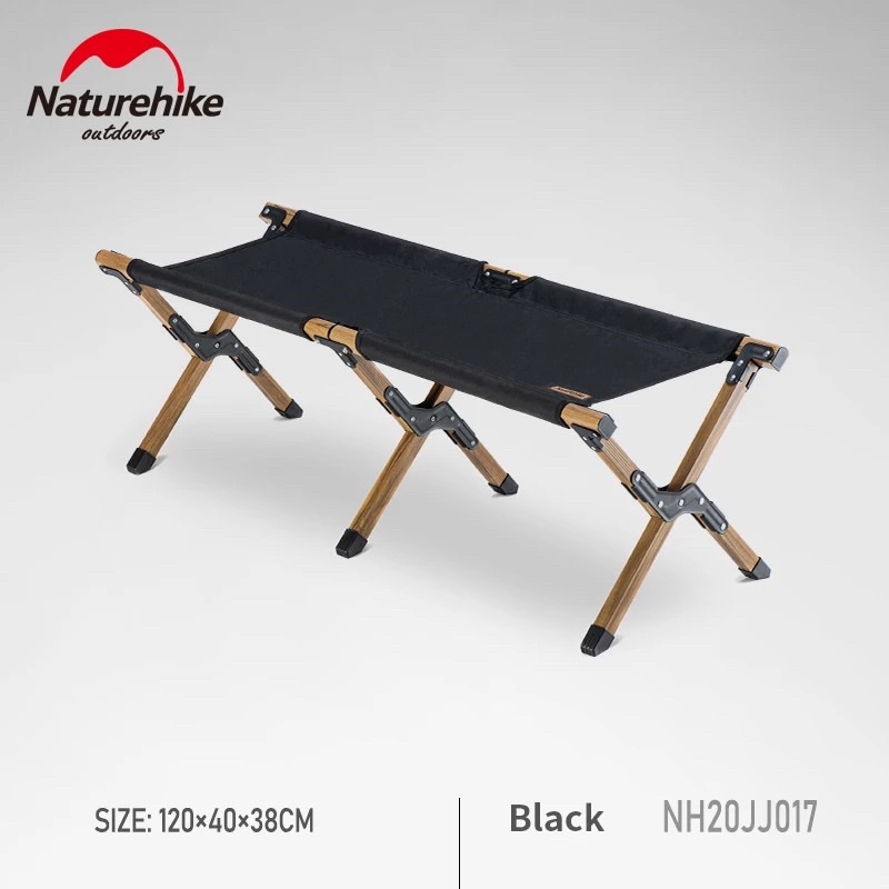 Ghế bằng cắm trại naturehike du lịch gấp gọn dã ngoại glamping vintage sang trọng vải thoáng khí ngồi êm NH20JJ017 A338
