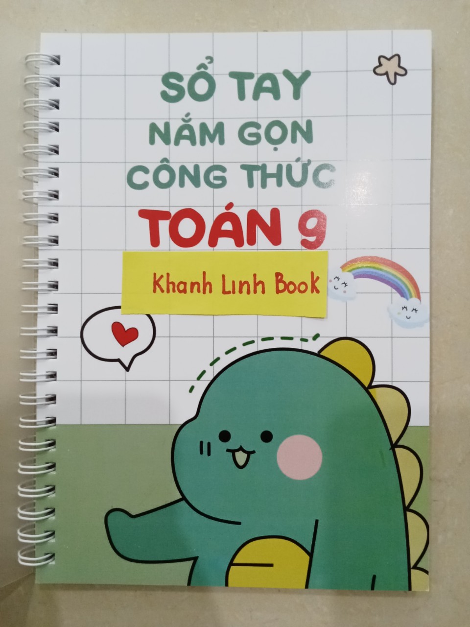 Sách - sổ tay nắm gọn công thức toán 9