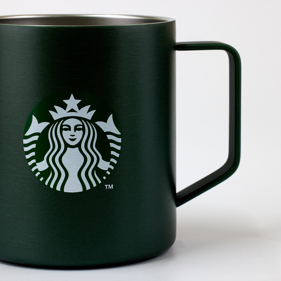 Ly Mug Starbucks 14Oz Stainless Steel DARK GREEN SIREN