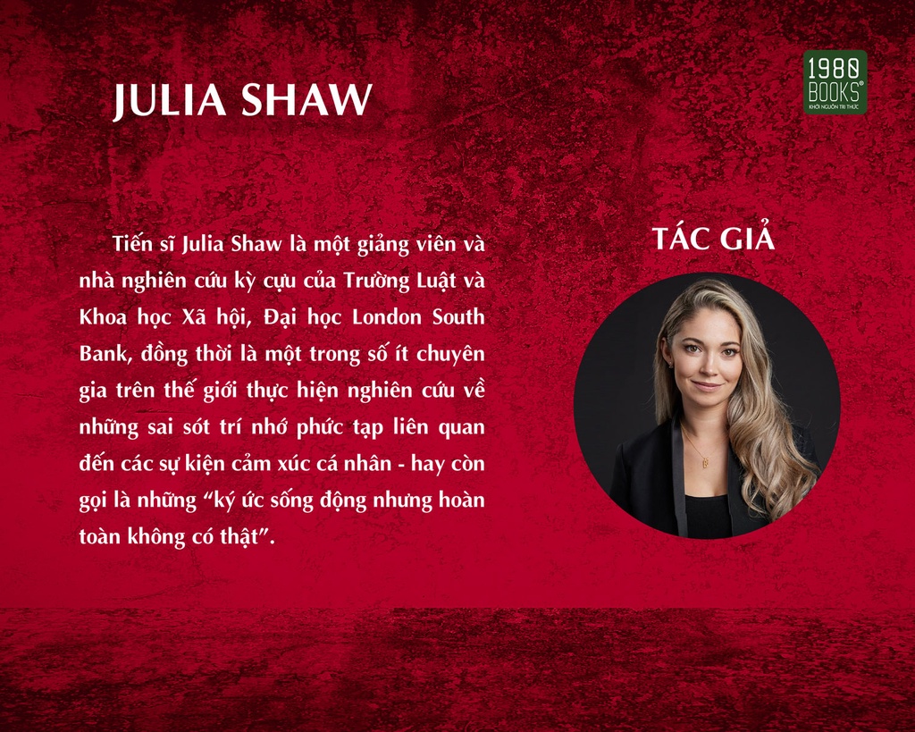 Sách - Tâm trí và hành vi tội phạm - Julia Shaw (TTR Next Generation)