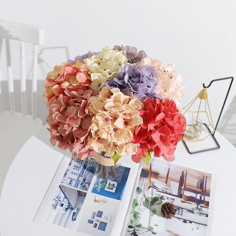 Bó Hoa Cẩm Tú Cầu Giả Dùng Trang Trí Tiệc Cưới