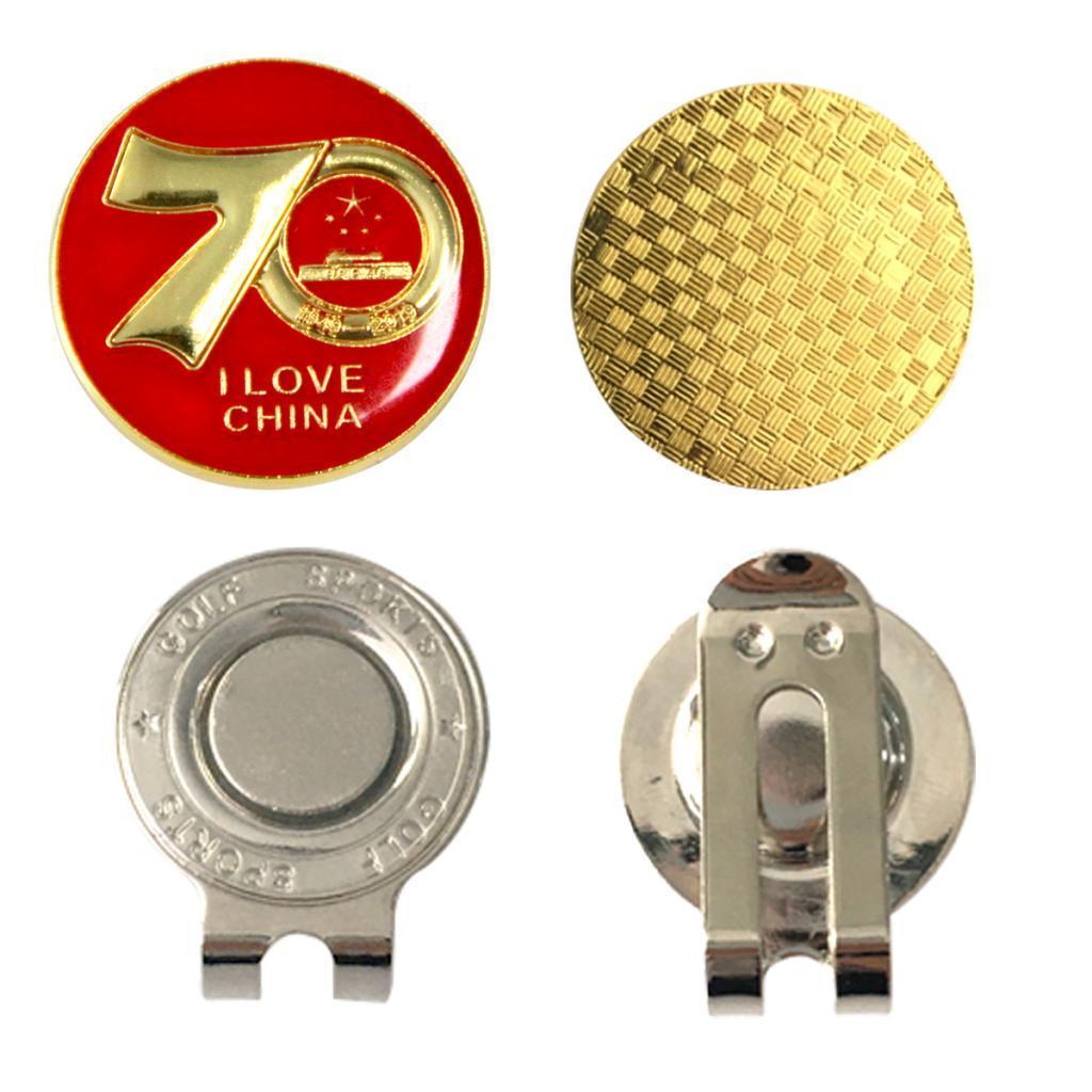 Golf Cap Clip Ball Marker Golf Hat Metal Clamp