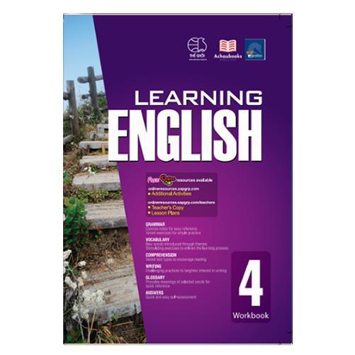 Sách Learning English 5 cuốn, làm chủ tiếng anh bậc tiểu học