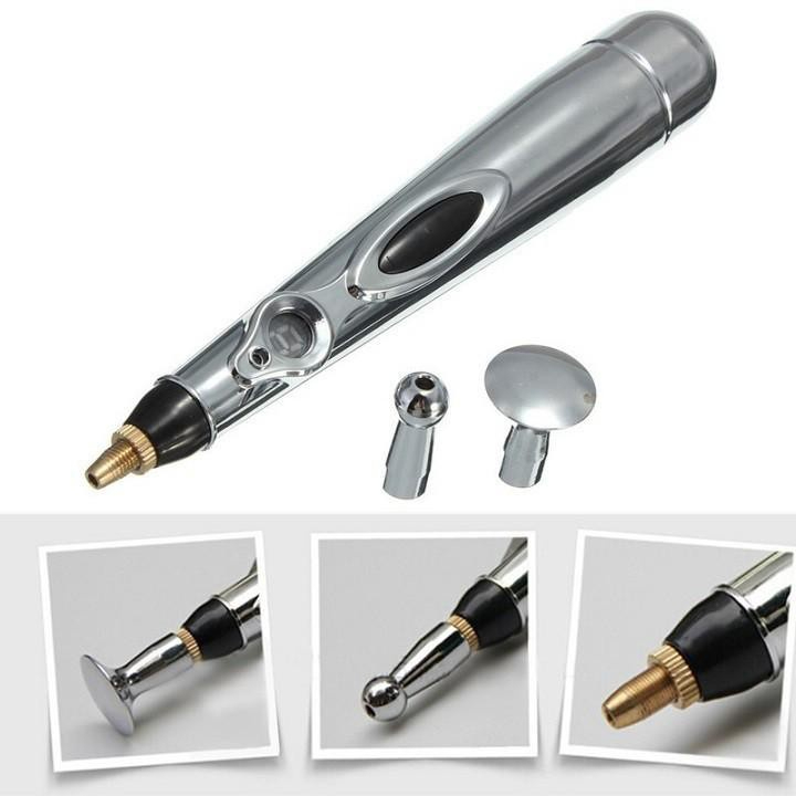 Bút châm cứu dò huyệt xung điện trị liệu F209 3 đầu cho người đau nhức xương khớp