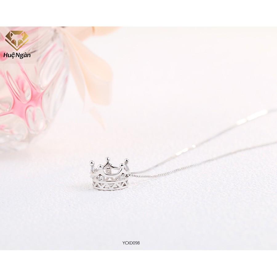 Dây chuyền bạc 925 Huệ Ngân - Vương miện Công chúa YCXD098