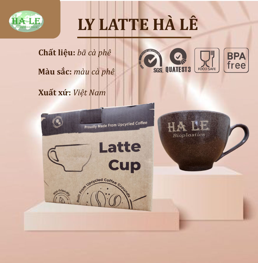 Combo 4: Ly Hà Lê từ bã cà phê