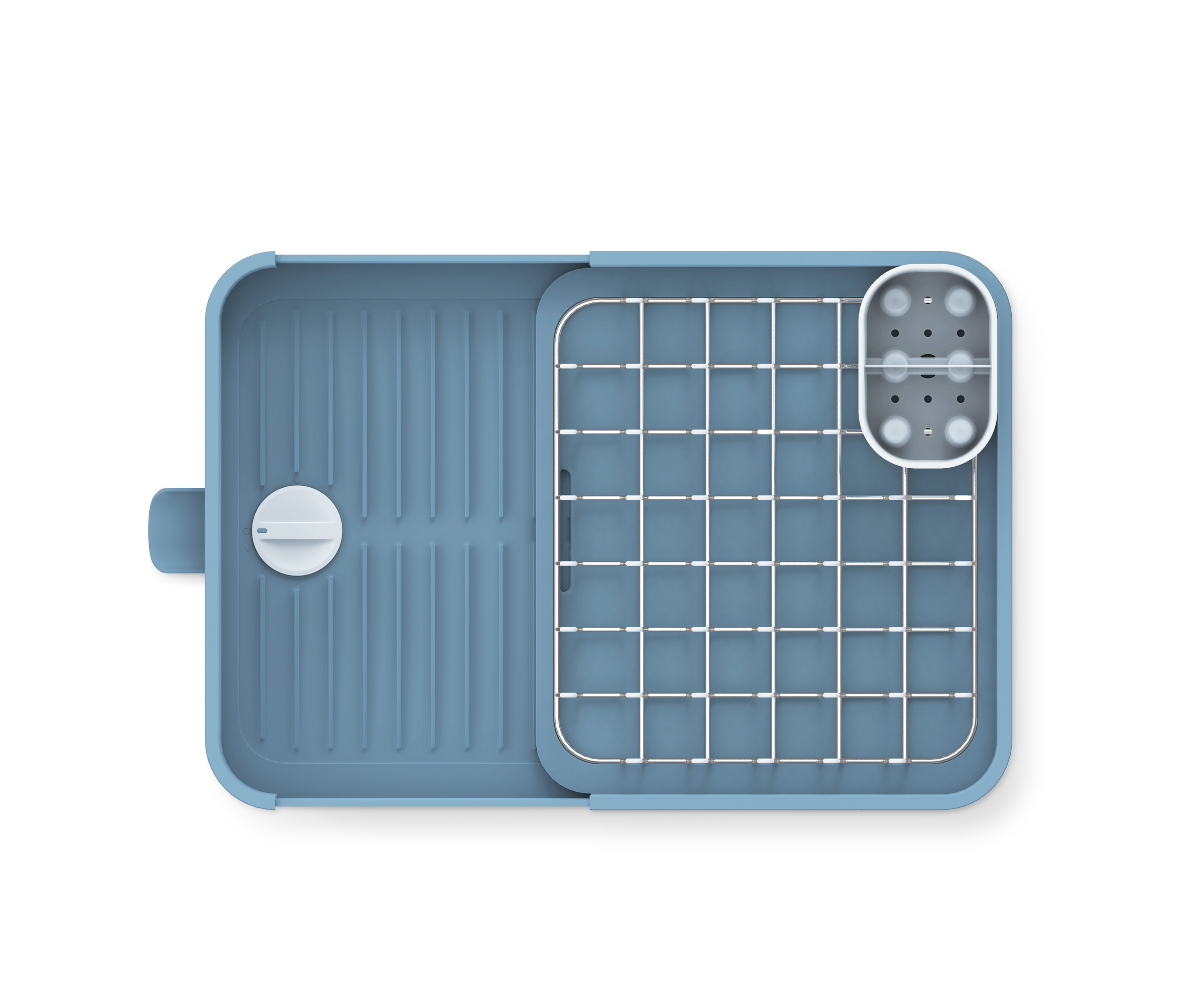 Kệ phơi tách chén Joseph Joseph 003123 - Extend Expandable Dish Drainer Editions Blue