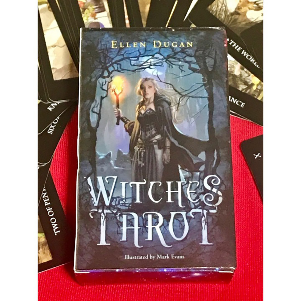 [Size Gốc] Bài Tarot Witches 78 Lá Bài Size 7x11.7 Cm Tặng Đá Thanh Tẩy Và Link Hướng Dẫn Tiếng Việt