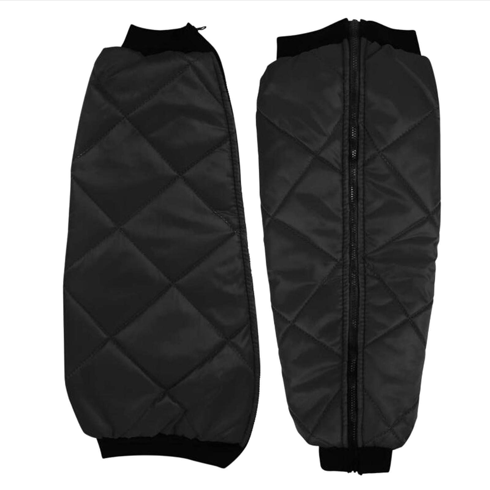 Warm Knee Pads, Knee , Unisex Windproof Zipper Leg Sleeves for Outdoor Ski Riding Snowboarding Cycling