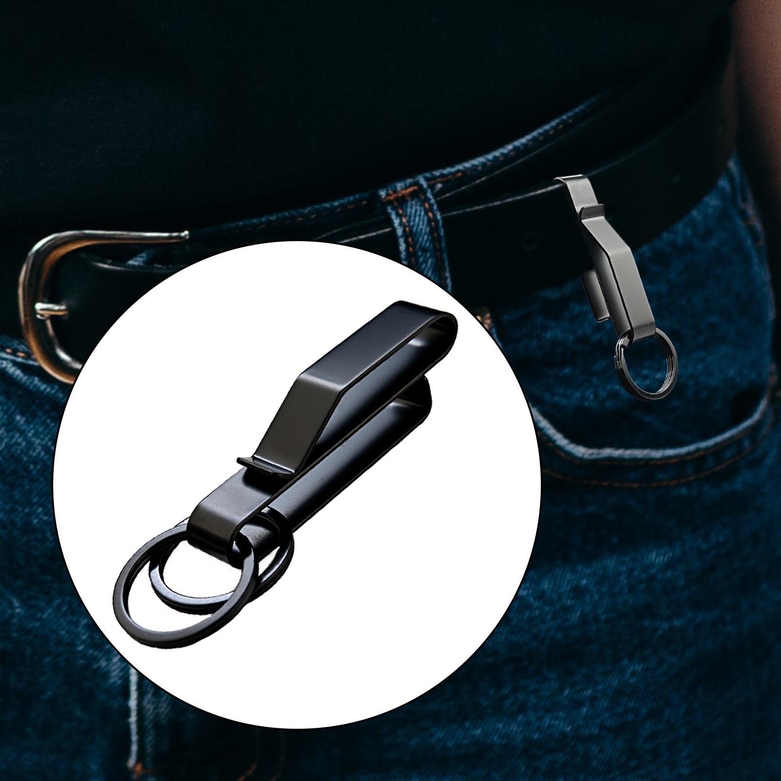 Stainless Steel Waist Hanging Car Keychain Tool Accessories for Sports Camping Water Bottle
