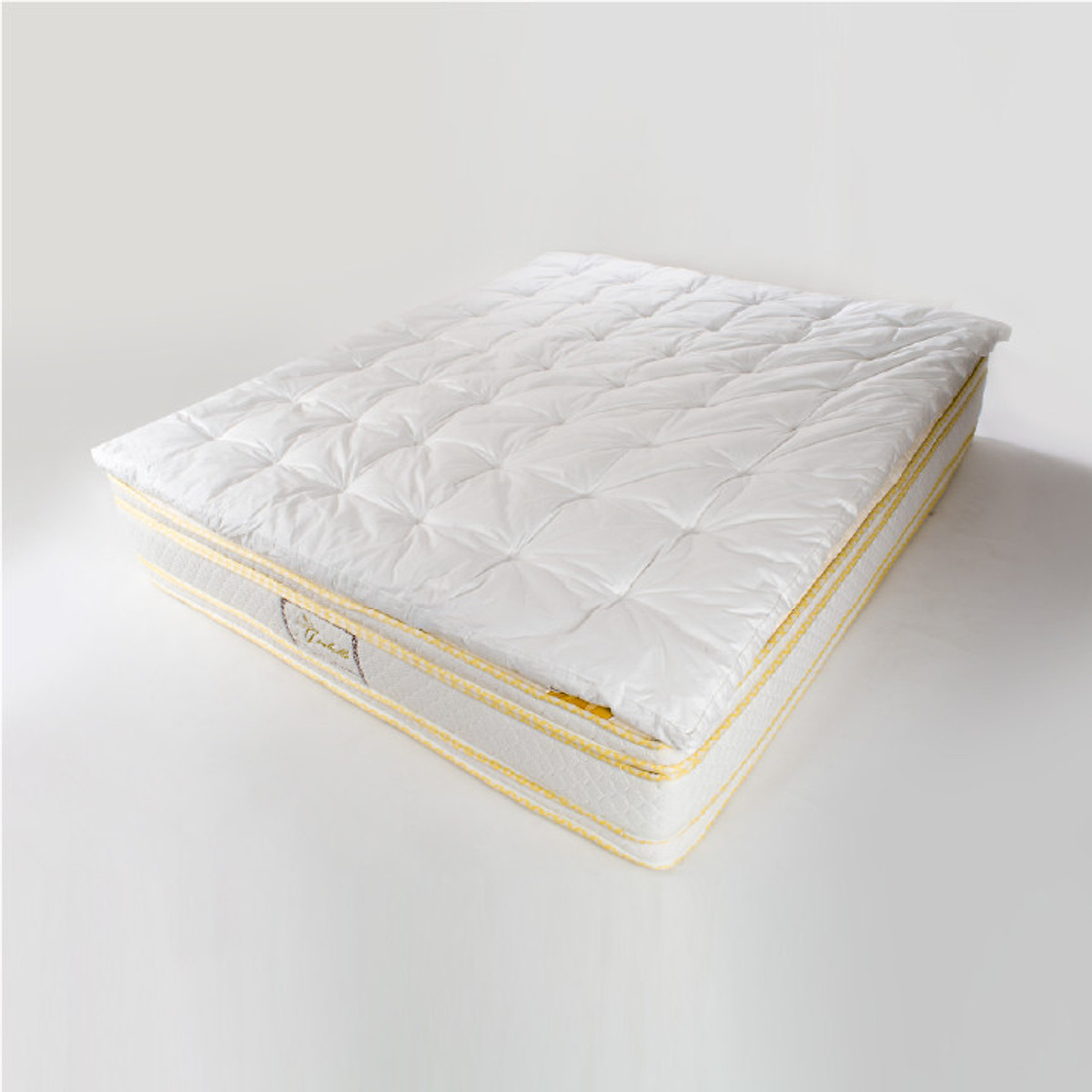 [ Chăn ga gối nệm] Nệm tăng tiện nghi gòn cao cấp A 1m6x2mx5cm / 1m8x2mx5cm - 100% gòn microfiber, thiết kế vải chống chui tạo cảm giác bồng bềnh êm ái