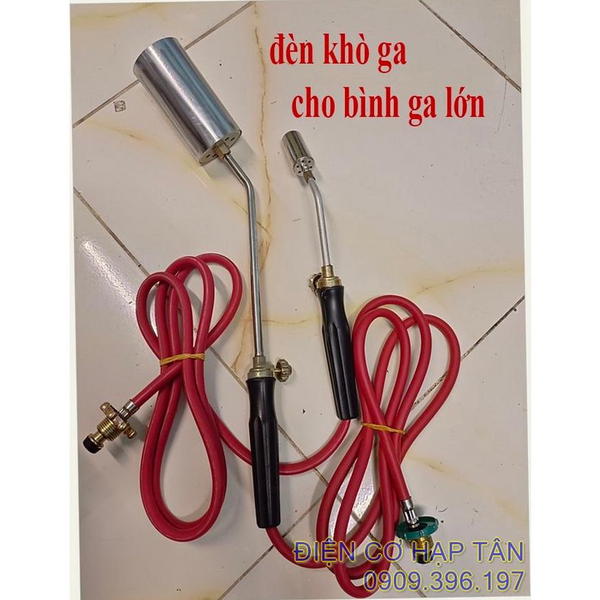 Khò gas công nghiệp, khò gas thui trâu bò lợn  cán dài 50cm, dây dẫn 2,5mét