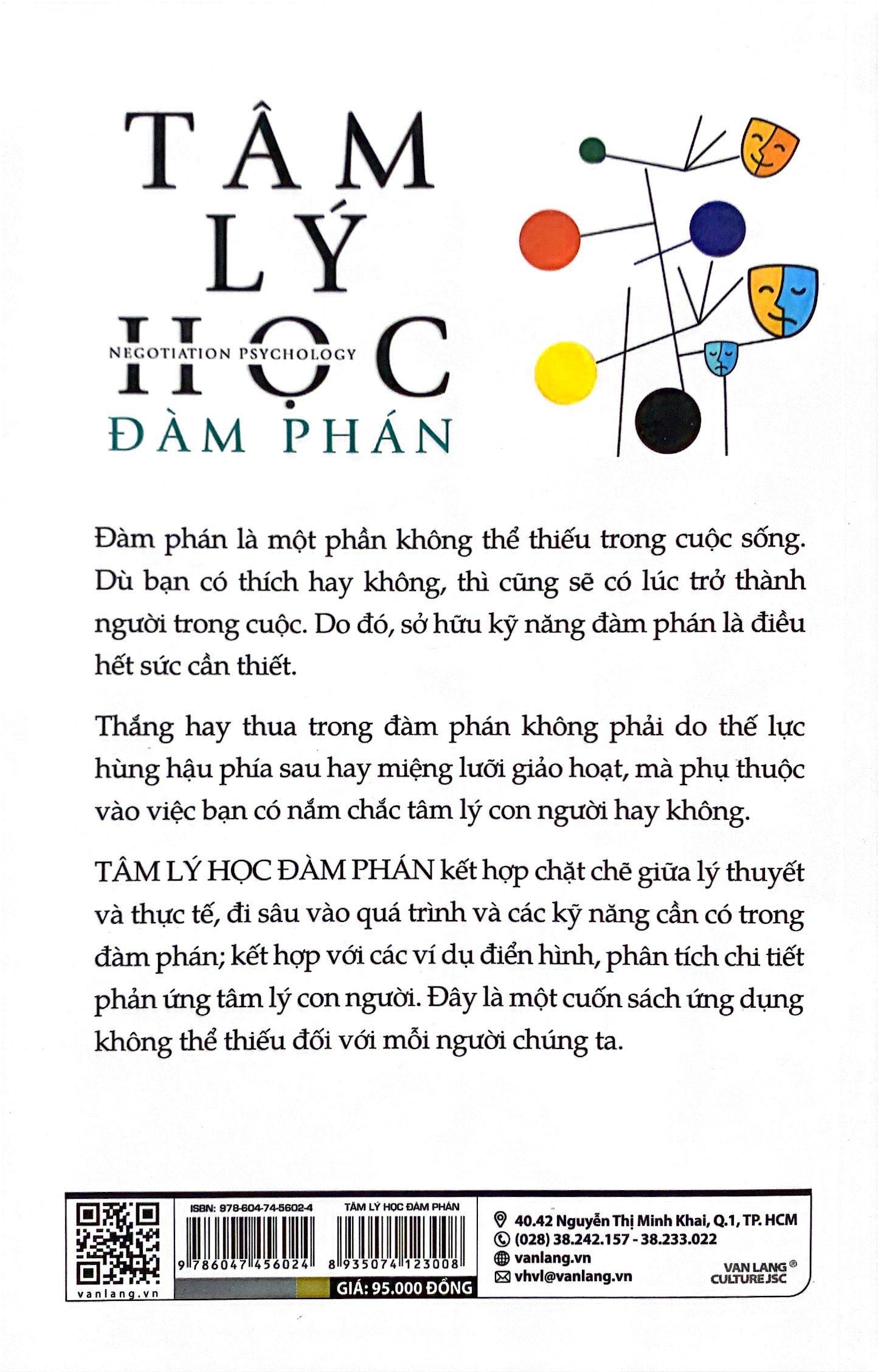 Tâm Lý Học Đàm Phán (Tái Bản)