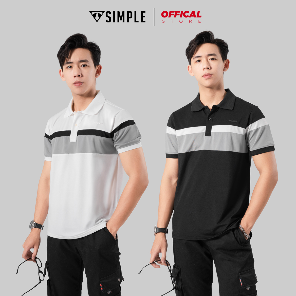 Áo thun Polo nam TSIMPLE A02003