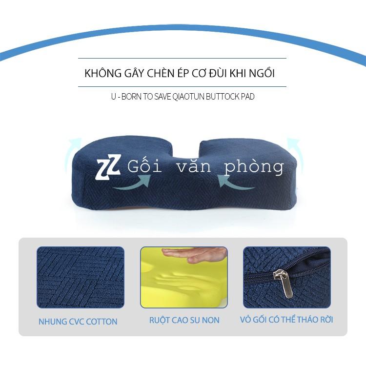 Gối Đệm Lót Ghế Công Thái Học Cao Su Non Siêu Êm ZURI PILLOW GLM-05