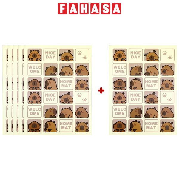 [MUA 5 TẶNG 1] Tập Học Sinh Capybara - 5 Ô Ly - 96 Trang 120gsm - The Sun 02