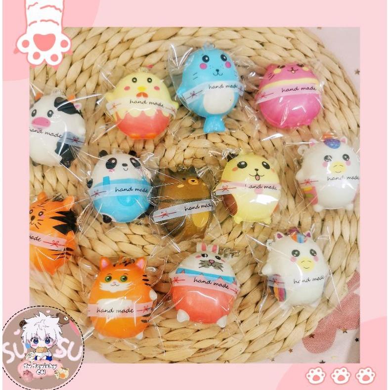 Đồ chơi Squishy thú ú mini