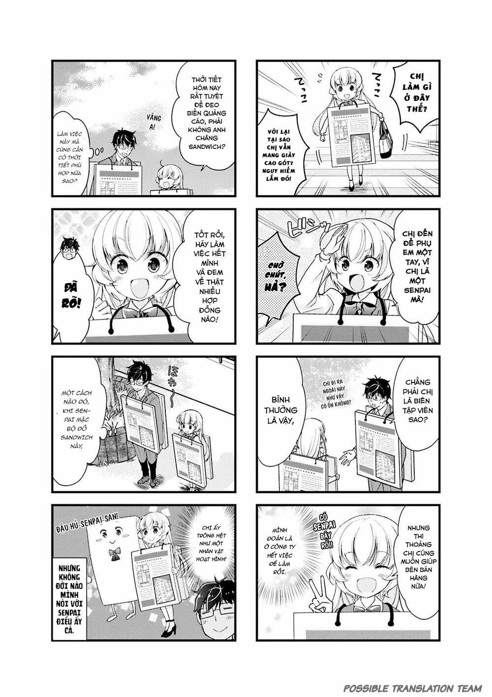 senpai nhỏ nhắn của tôi rất dễ thương chapter 3 3