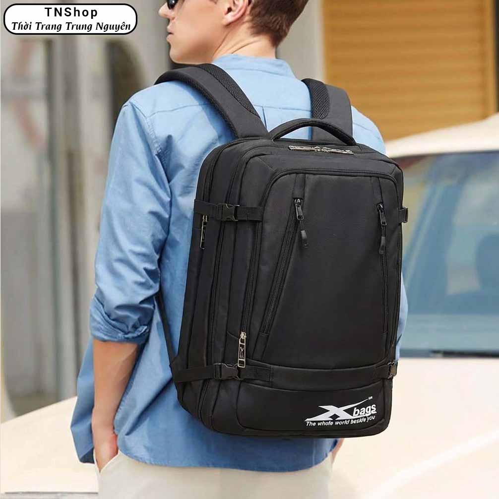 Balo Laptop Size Lớn Xbags Leader XB 2006 - Balo Du Lịch Công Sở Nhiều Ngăn, Đựng Quần Áo Rộng Rãi, Chống Thấm Nước, Thiết Kế Tiện Lợi Bền Bỉ
