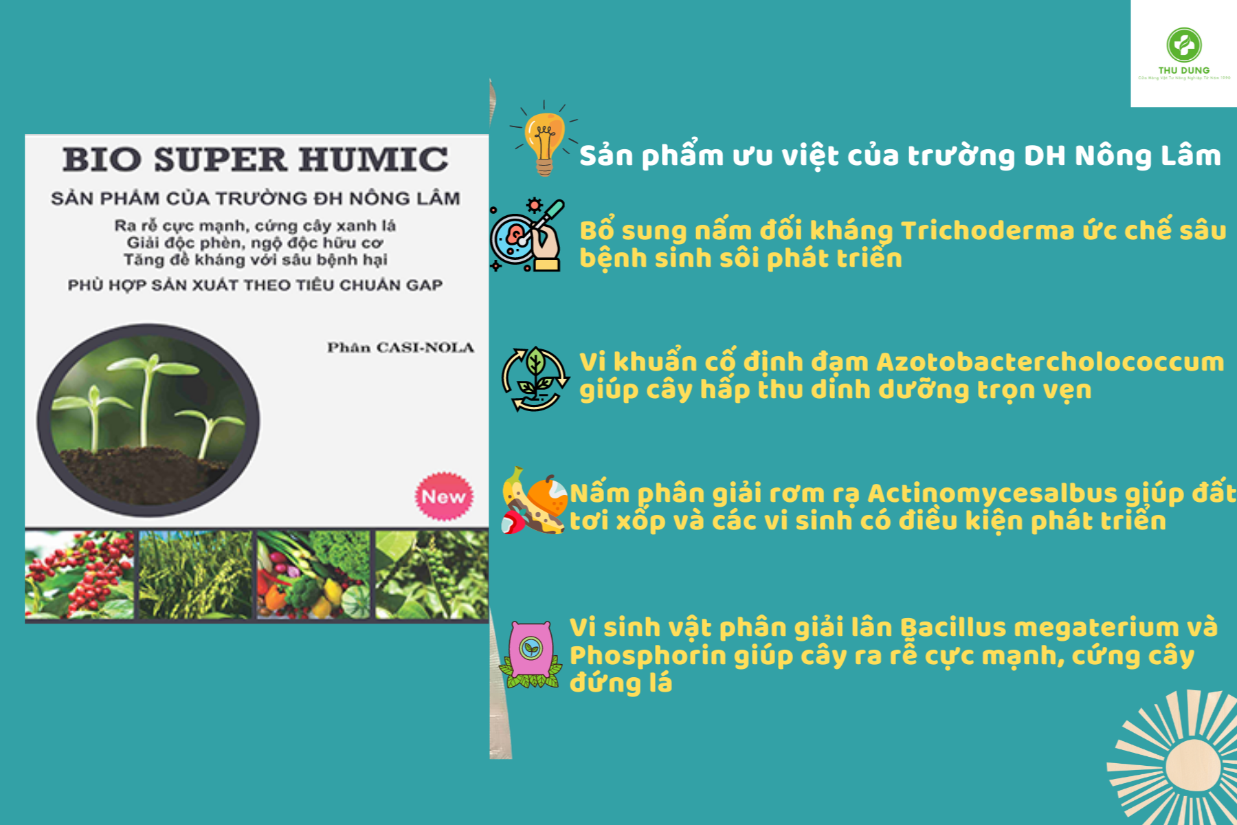 BIO SUPER HUMIC 1KG RA RỄ CỰC MẠNH, CỨNG CÂY ĐỨNG LÁ, GIẢI ĐỘC PHÈN