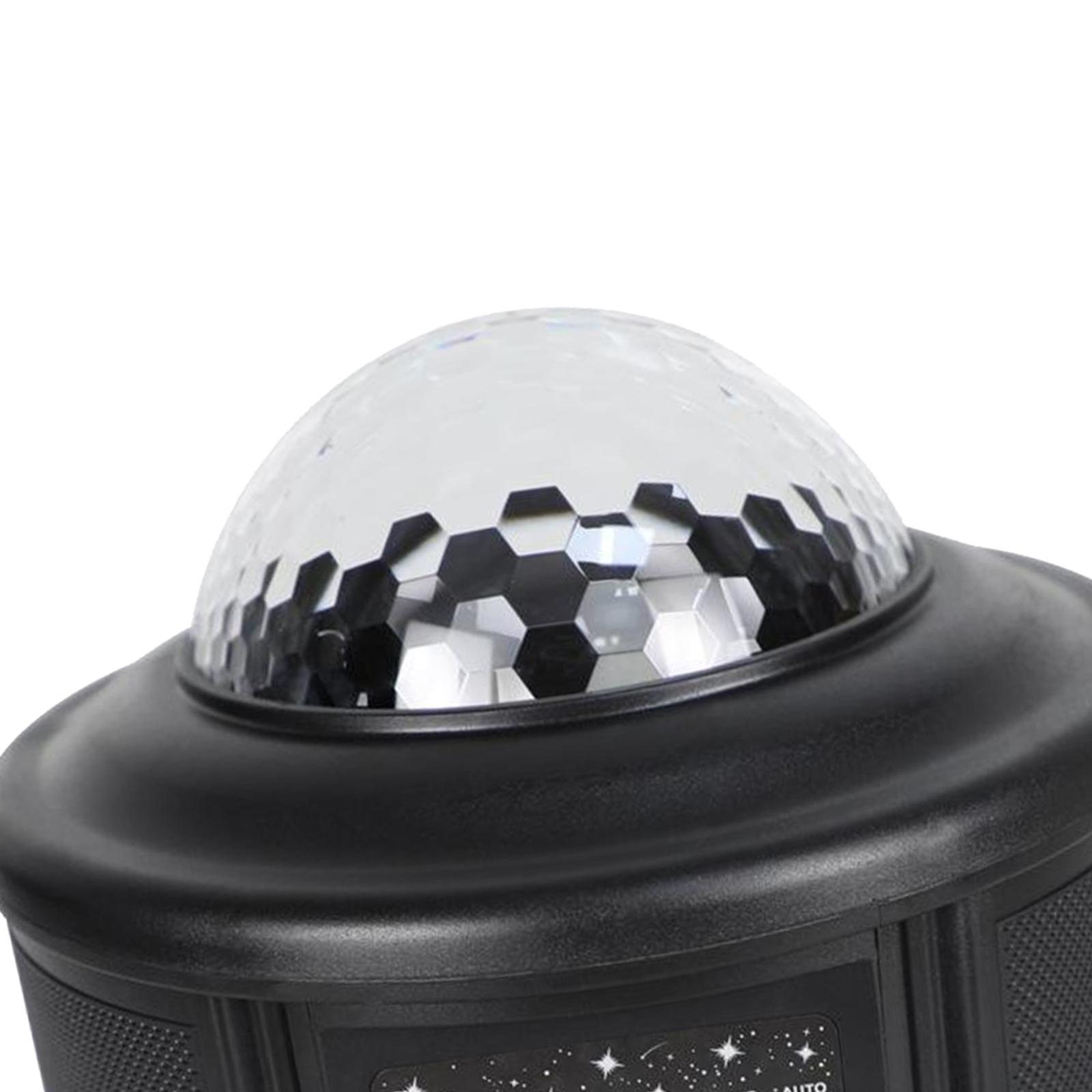 Galaxy Projector LED Music Starry Night Light Star Sky Projection Lamp Black