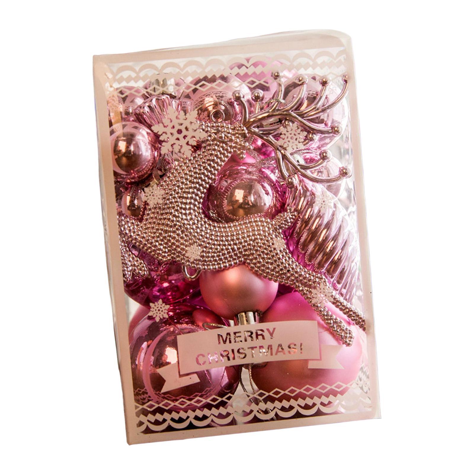 130Pcs Christmas Tree Ornaments Baubles for Home Decoration