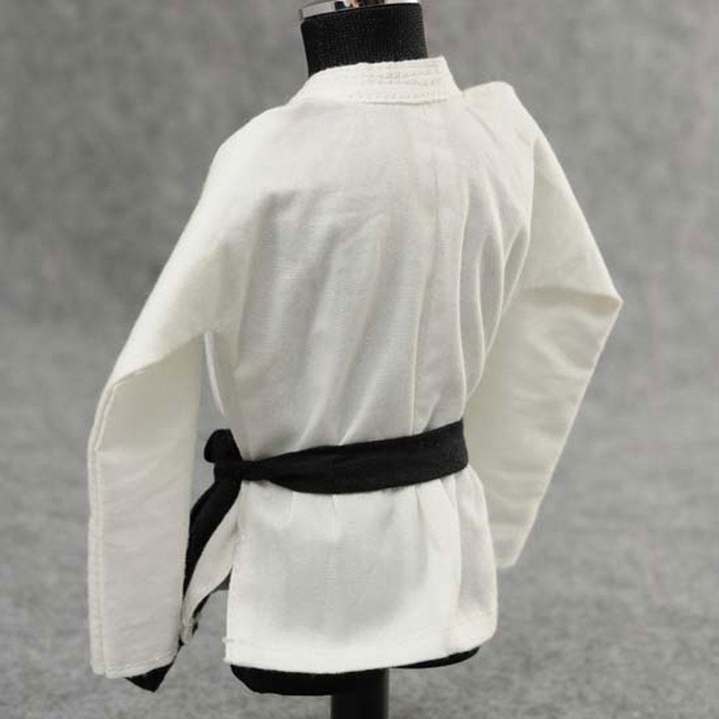 1/6 Quy Mô Judo Gi Trắng Đồng Nhất Kung Fu Phù Hợp Với Áo Khoác Quần 12 Inch Nam Nhân Vật Hành Động Đồ Chơi Hot