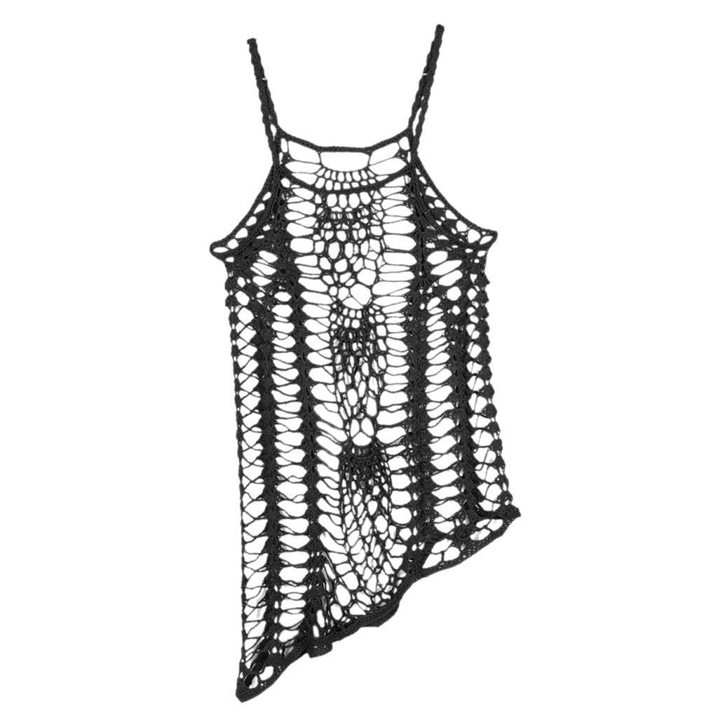 Women Summer Bathing Suit Lace Crochet Bikini Cover Up Hollow Out Beachwear
