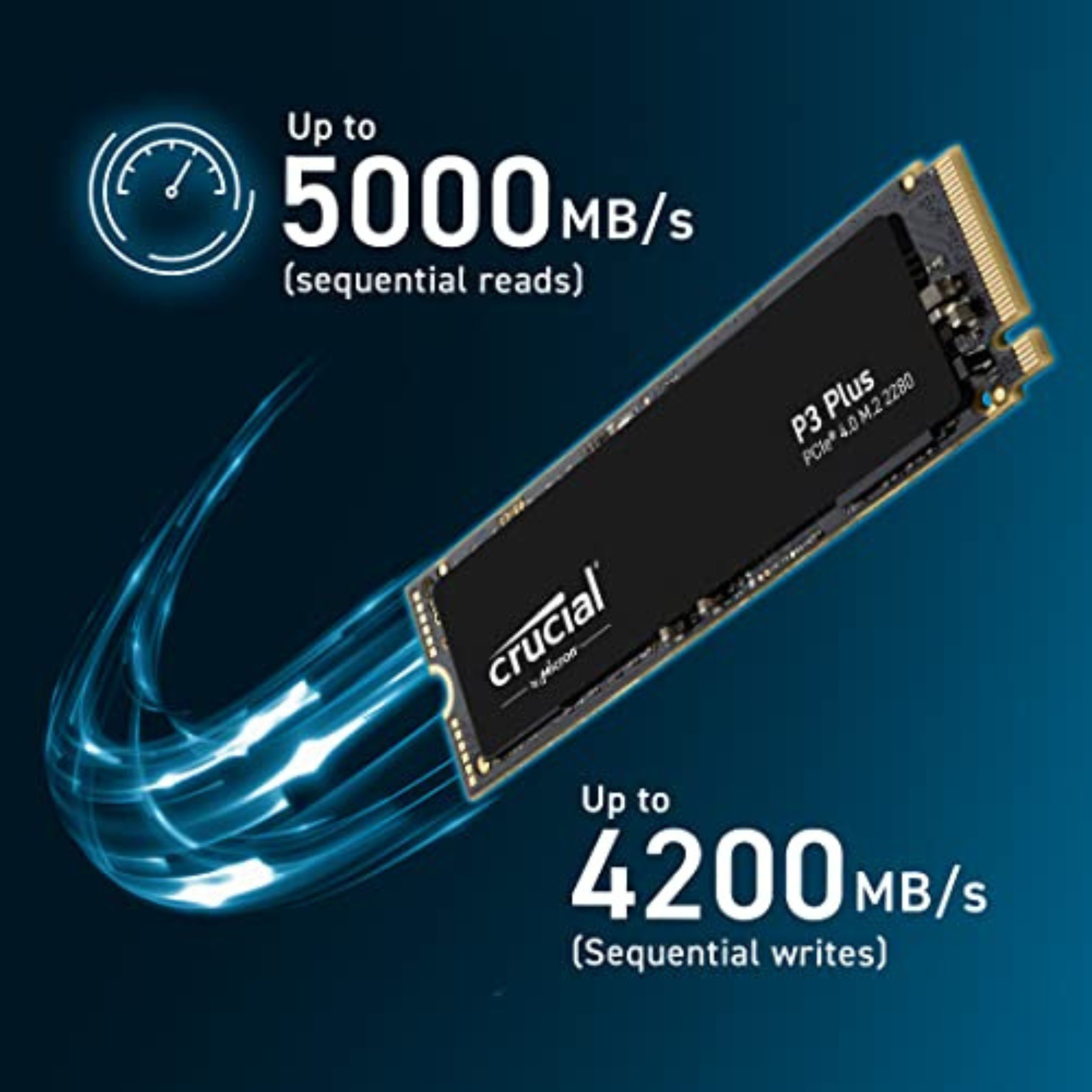 SSD CRUCIAL P3 Plus NVMe 2000GB – CT2000P3PSSD8 - HÀNG CHÍNH HÃNG