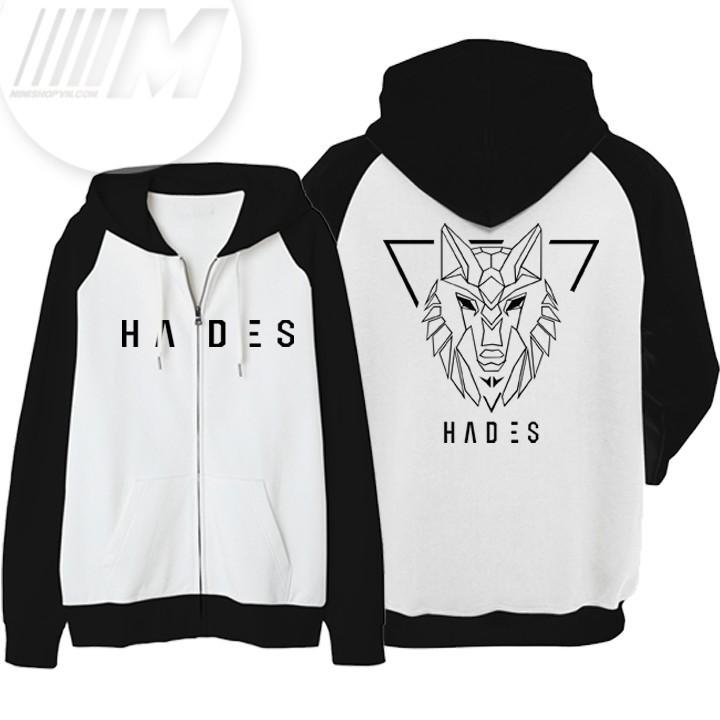 SALE- Áo Khoác Hoodie Hades Sói Chất Nỉ Bông Siêu Ấm - mẫu siêu HOT