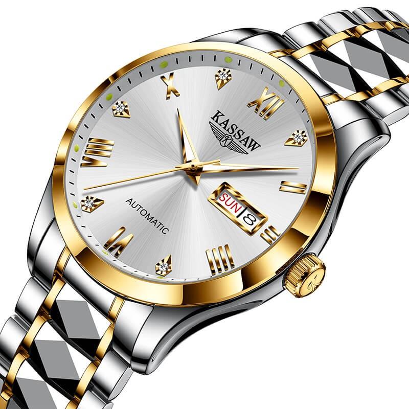 Đồng hồ nam chính hãng KASSAW K977-1  Chống Nước ,chống xước ,kính sapphire, bảo hành 24 tháng,hàng mới 100%