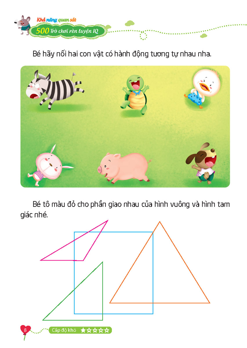500 Trò Chơi Rèn Luyện IQ  - Khả Năng Quan Sát _MT
