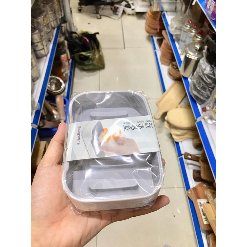 Khay đựng xà bông cục 2 lớp