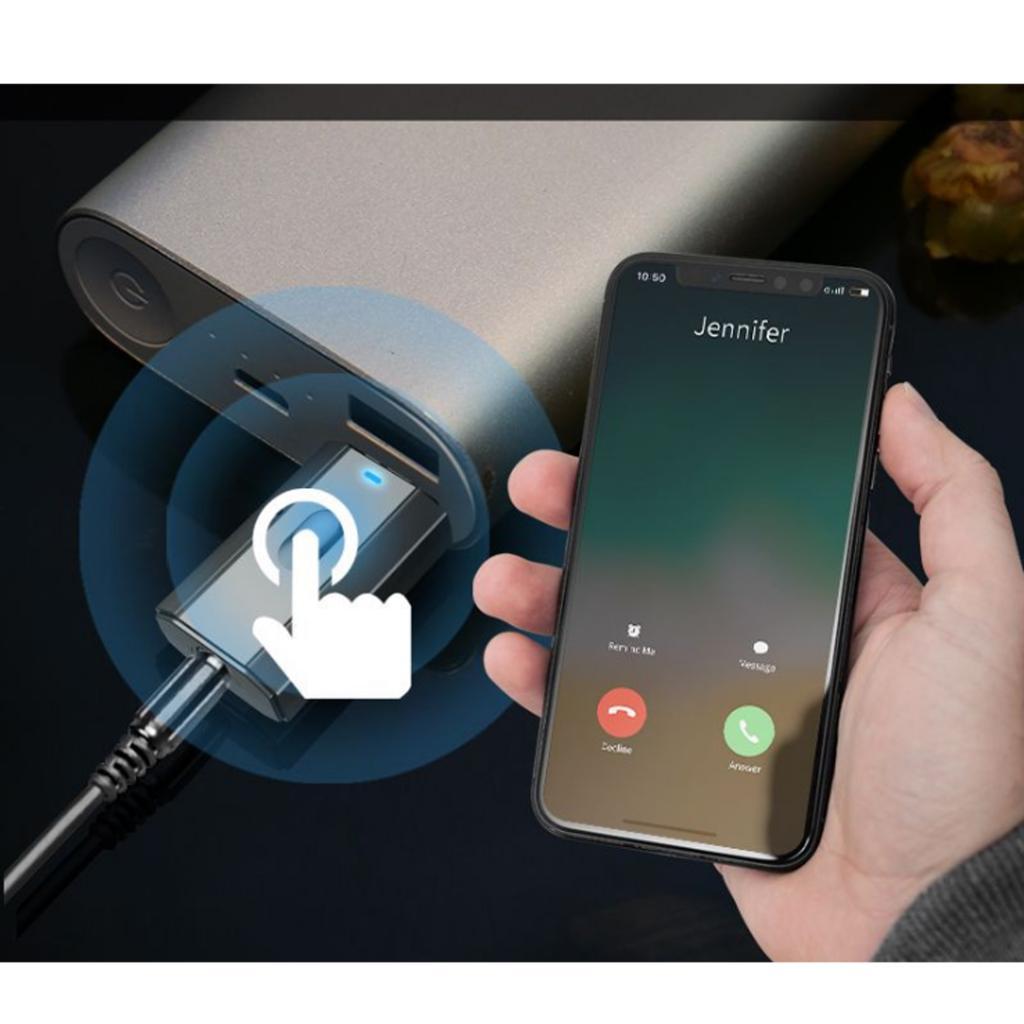 2x USB 5.0 Audio Transmitter Receiver Adapter For TV PC Car AUX