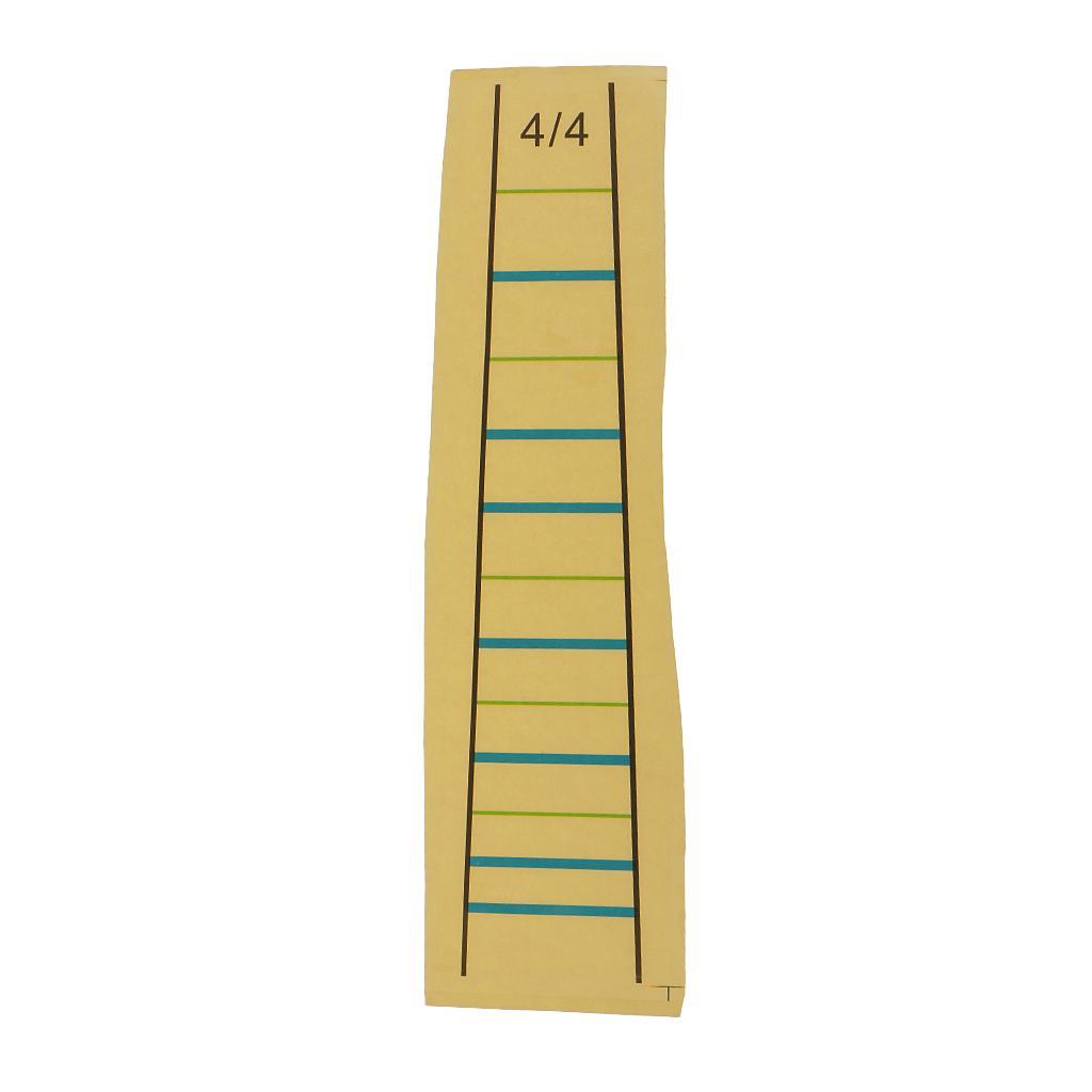 4/4 Violin Fretboard Sticker Fiddle Chart Finger Marker Student Learning Aid