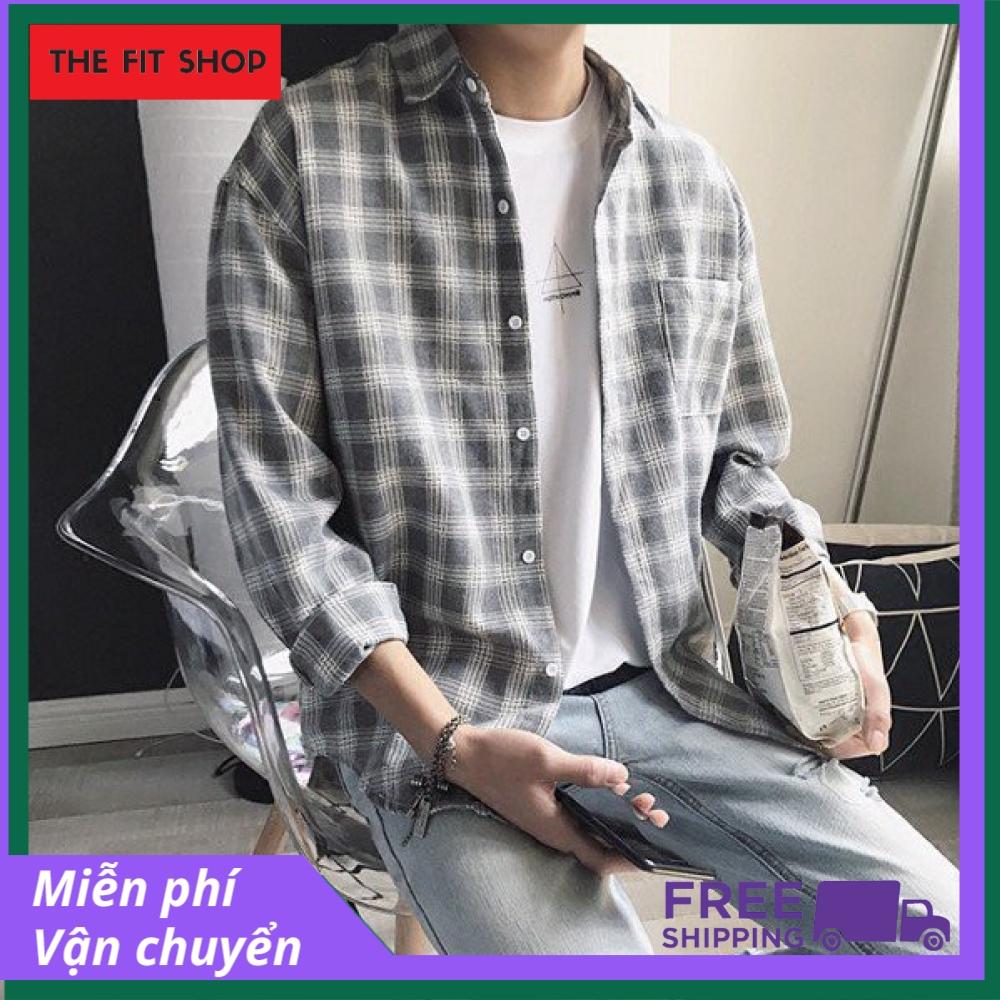 Áo Sơ Mi Caro Hàn Quốc Nam Nữ ASM3018C
